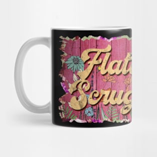 Classic Scruggs Personalized Flowers Proud Name Mug